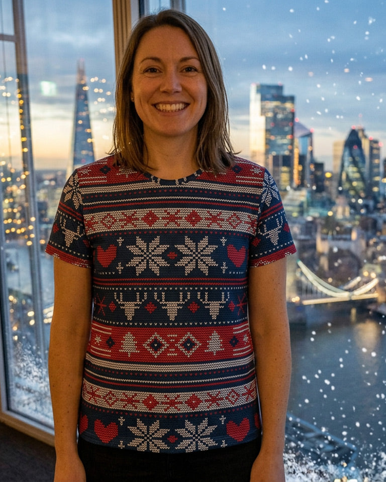 Three Reindeers - All-Over Tee