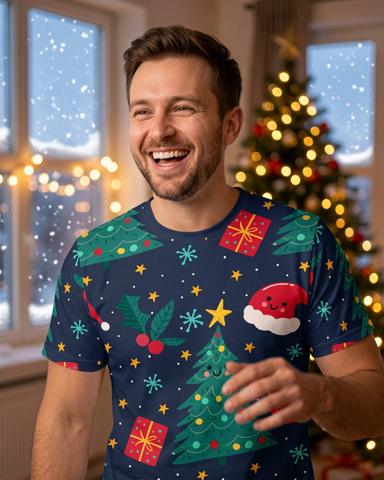 It's Raining Christmas - All-Over Tee