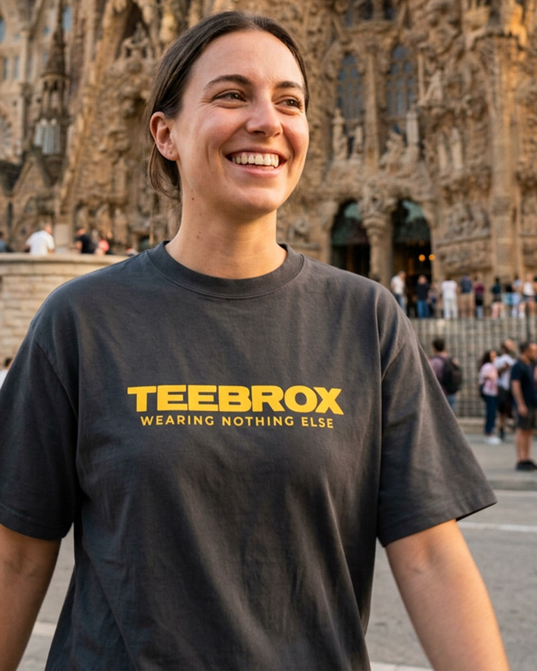 Teebrox - Oversized Faded Tee