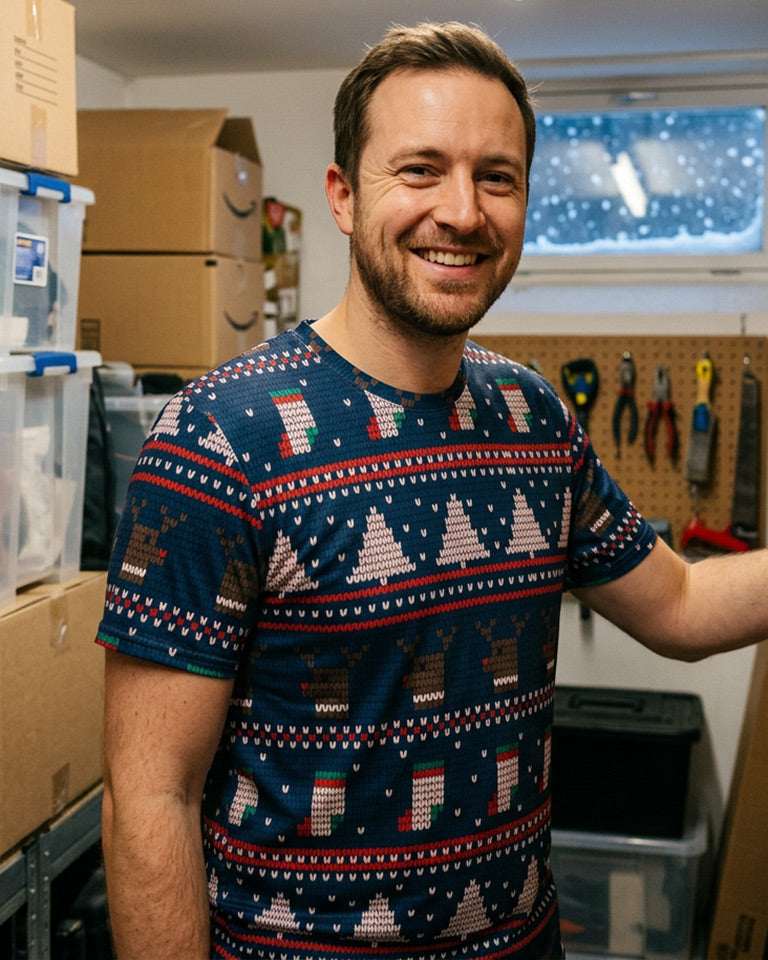 Festive Knitted - All-Over Tee