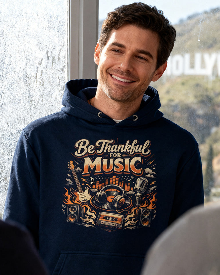 Be Thankful For Music - Premium Hoodie