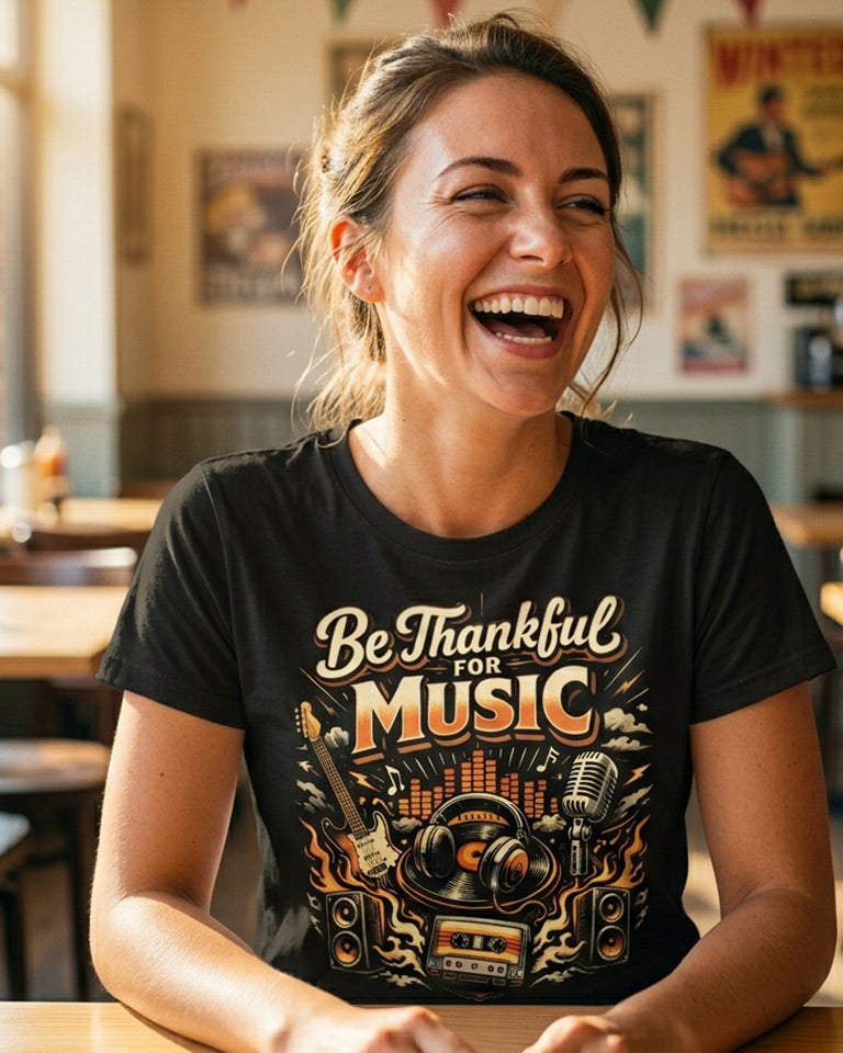 Be Thankful For Music - Premium Tee