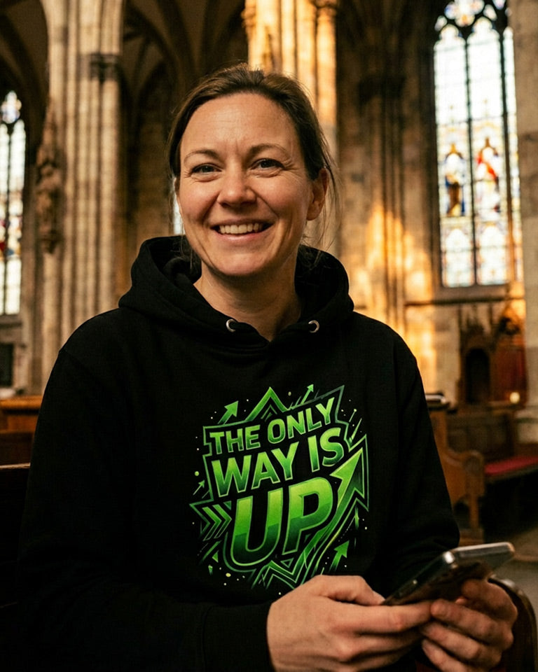 The Only Way Is Up - Premium Hoodie