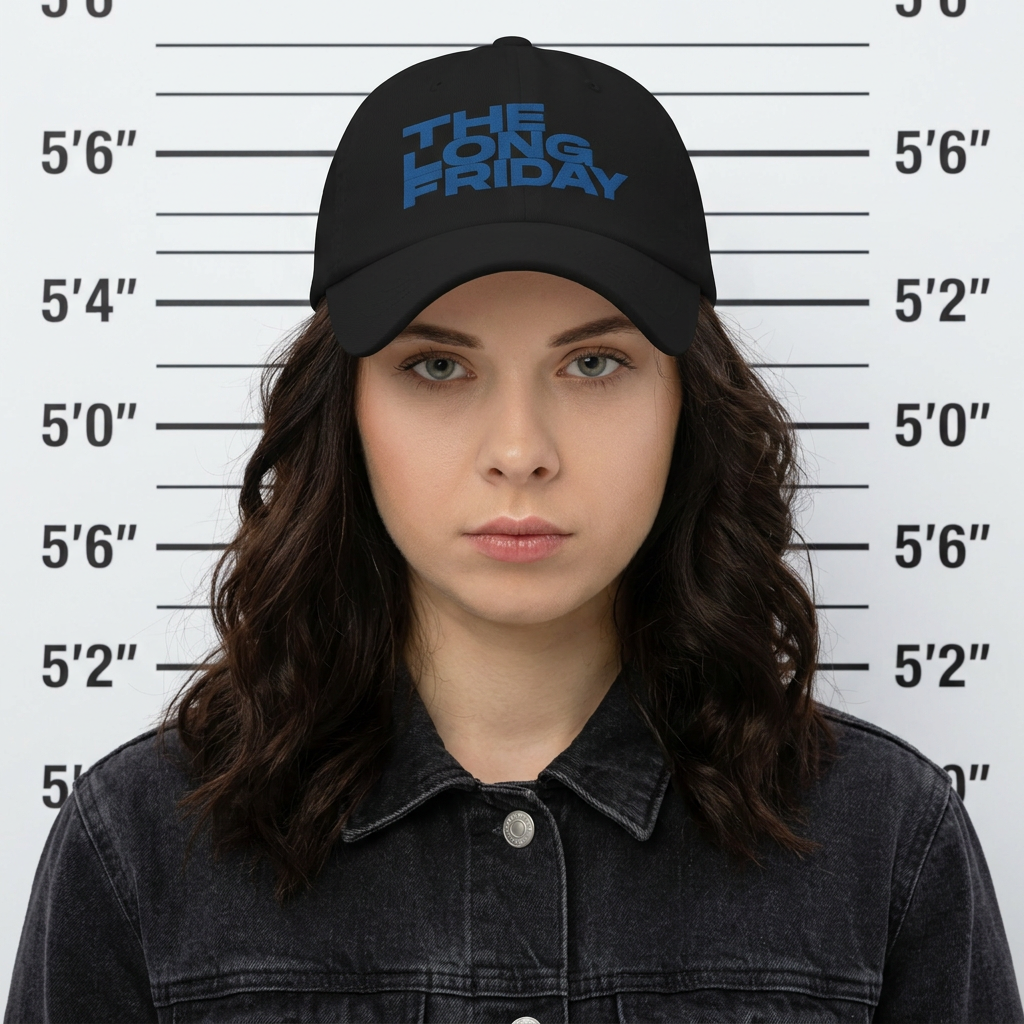 The Long Friday 2026 Logo - Dad Cap