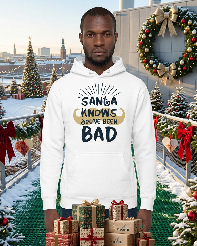 Santa Knows You've Been Bad - Premium Hoodie